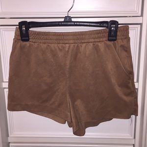 Forever 21 - Brown Velvet Shorts
